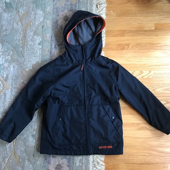 GAP Kids Hooded Spring/fall Jacket with fleece lining - size small - Picture 8 of 10